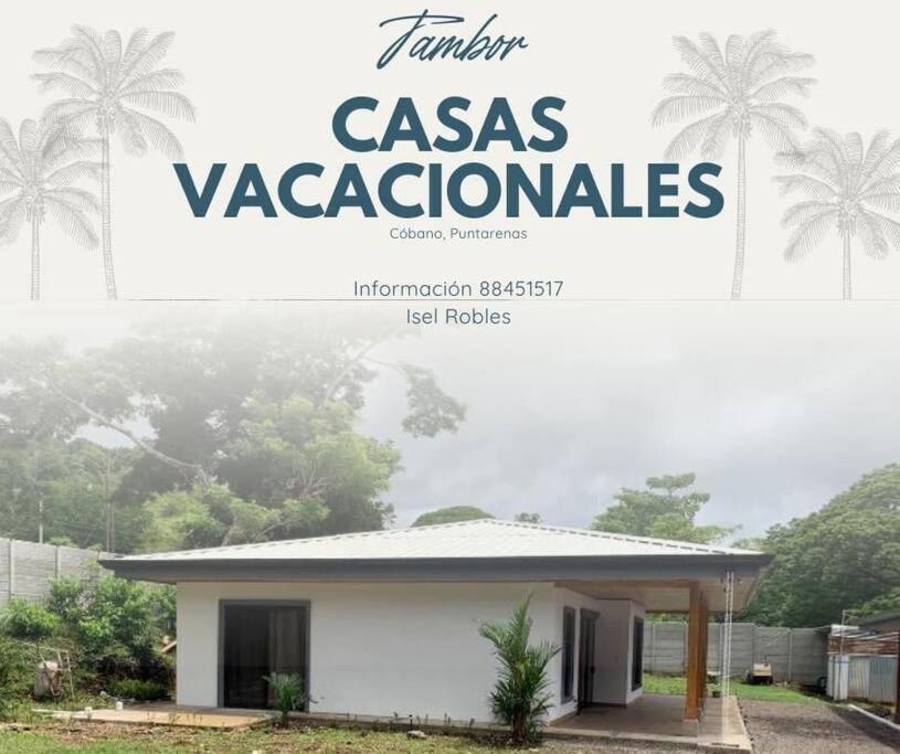 プンタレナス Casa Vacacional En Playa Tamborヴィラ エクステリア 写真